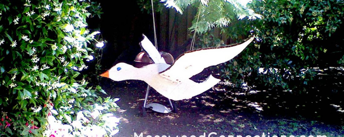 3-D Bird Mobile Craft for Kids #mosswoodconnections