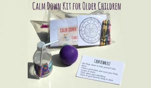 Calm Down Kit for Older Children Help children learn how to self-regulate their emotions #mosswoodconnections #sensory #autism #SPD