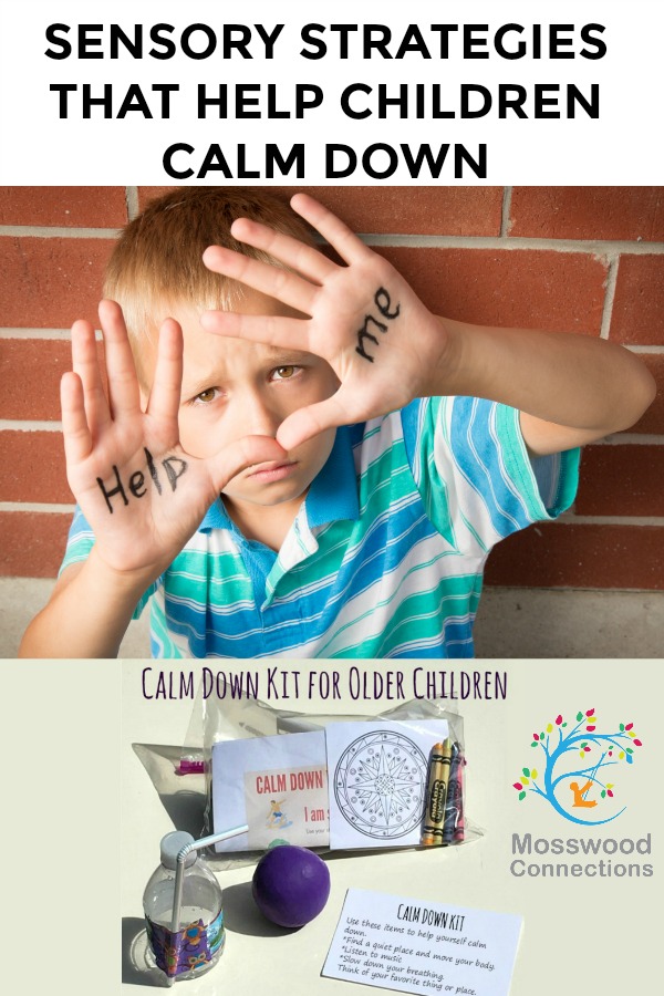 Calm Down Kit for Older Children Help children learn how to self-regulate their emotions #mosswoodconnections #sensory #autism #SPD 