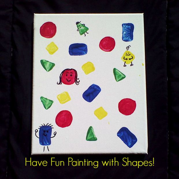 Co-operative Shapes and Colors Painting