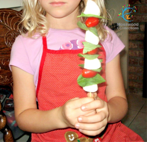 Cooking Playdate Caprese #mosswoodconnections