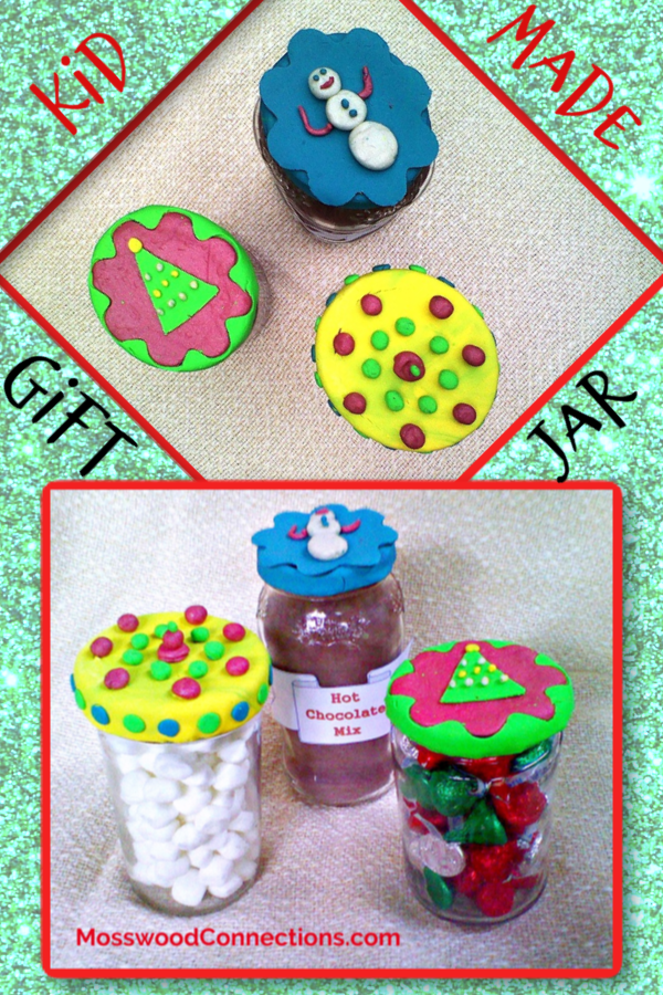 DIY Decorated Gift Jars Art and Craft Project for Kids #mosswoodconnections
