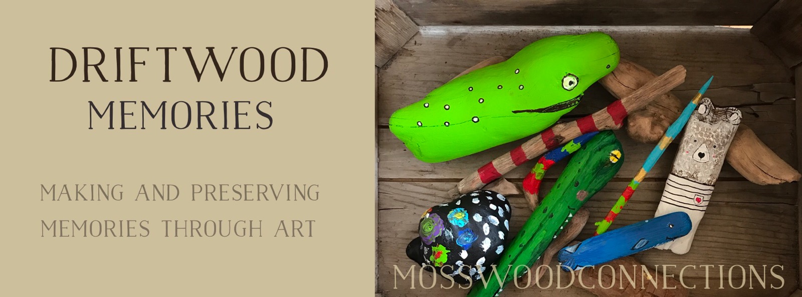 Driftwood Memories #mosswoodconnections #gardeningwithkids #seedbombs #sensory #Valentine's