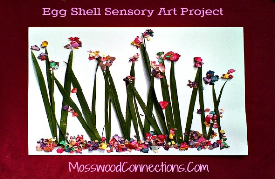 Egg Shell Sensory Art Project