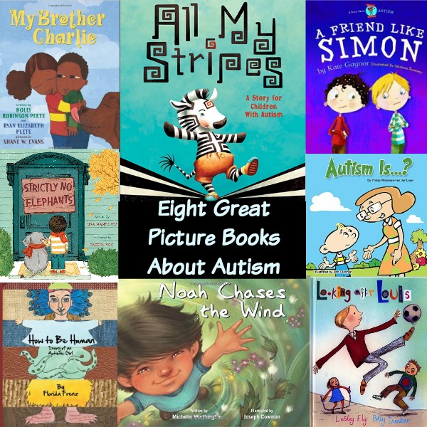  Eight Great Picture Books About Autism - Autism can be a confusing topic to explain to a child. Picture Books about Autism can explain what being autistic means on a level that the children can understand. #mosswoodconnections #picturebooks #autism #parenting #inclusion #diversity