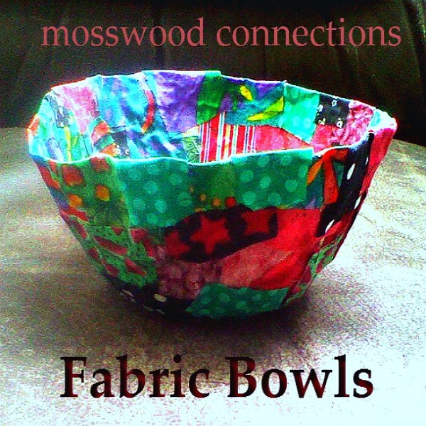 This fabric bowl has been one of our most requested activities. Mothers and grandmas all over the San Francisco Bay area have been enjoying their own fabric bowl DIY gift. #mosswoodconnections