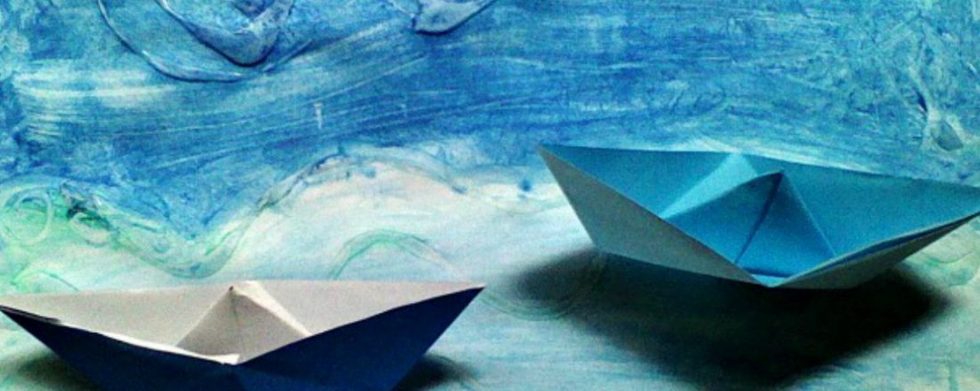 Fishing-Scene-Origami-Boats