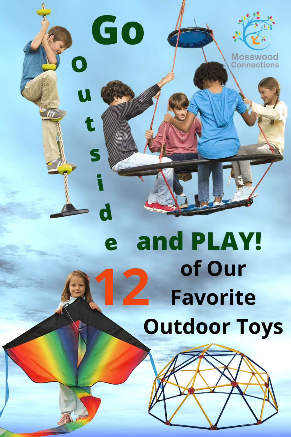 Our Favorite Outdoor Toys for Kids #mosswoodconnections #activeplay #grossmotor #outdoortoys