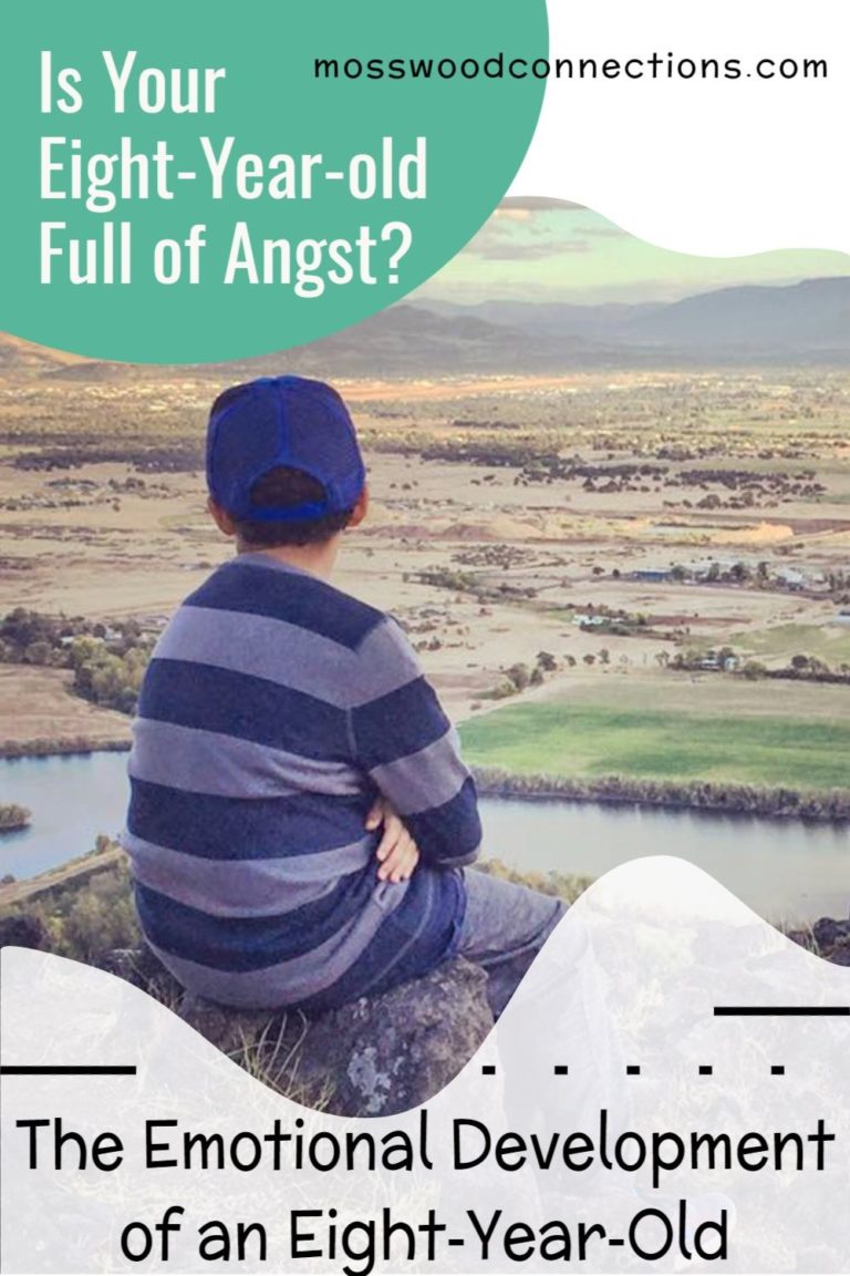 Is Your Eight-Year-old Full of Angst? The emotional development of an eight-year-old #childdevelopment #positiveparenting #parenting #eightyearolds #mosswoodconnections