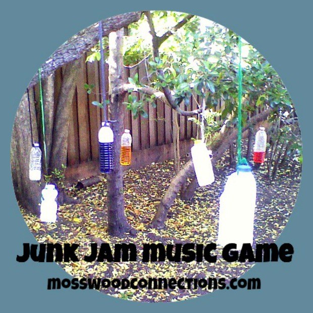 JUNK JAM MUSIC GAME: A FUN MUSIC ACTIVITY TO EXPLORE SOUND AND RHYTHM #mosswoodconnections #auditoryprocessing #rhythmgames #preschool #sensory 