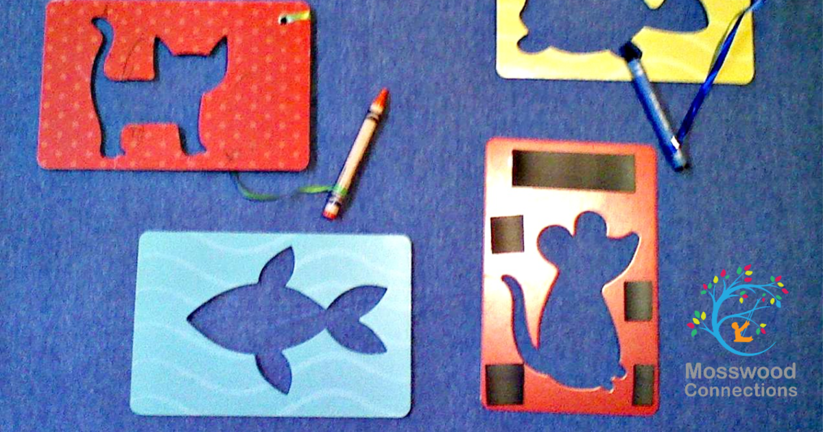 Easy Stencil Cards with Kids - Craftulate