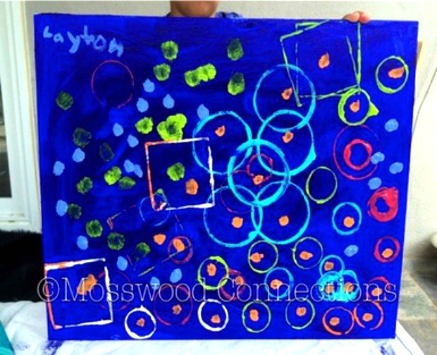 Here’s how to Make Your Recycled Shapes Process Art Project!