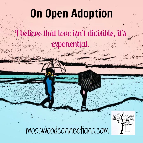 One Mom's Story of Open Adoption #parenting #adoption #mosswoodconnections