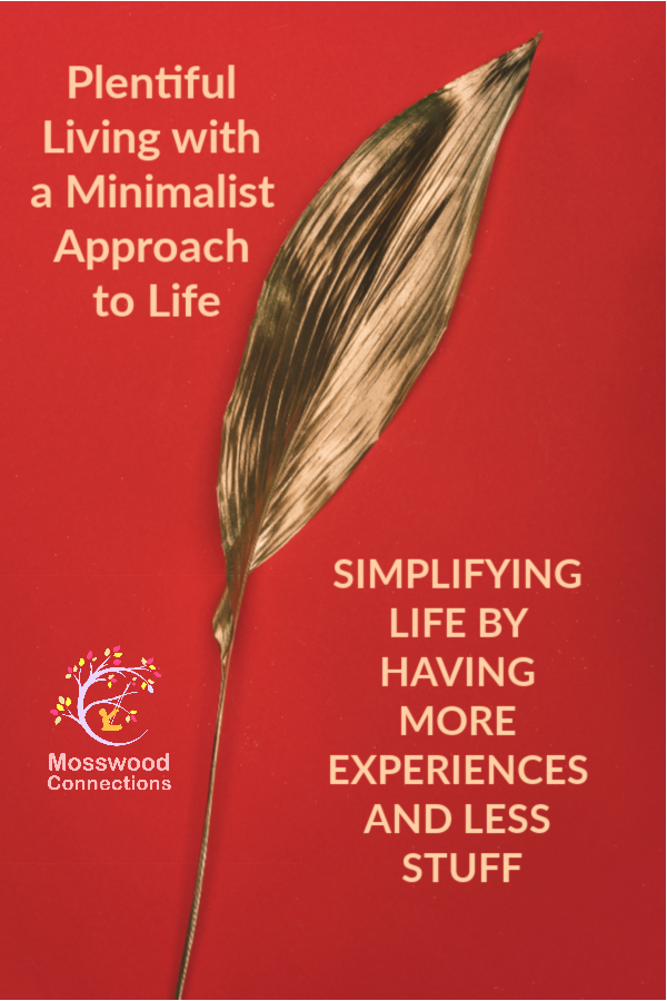 Plentiful Living with a Minimalist Approach to Life_ SIMPLIFYING LIFE BY HAVING MORE EXPERIENCES AND LESS STUFF #parenting #minimalism #mosswoodconnections