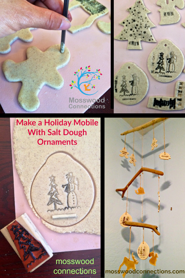 Salt Dough Holiday Mobile #mosswoodconnections #holidays #ornaments