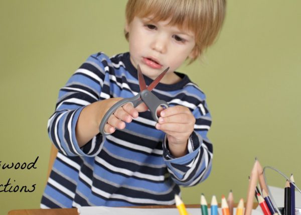 Scissor Skills and Cutting Practice #mosswoodconnections #scissorskills #finemotor #preschool