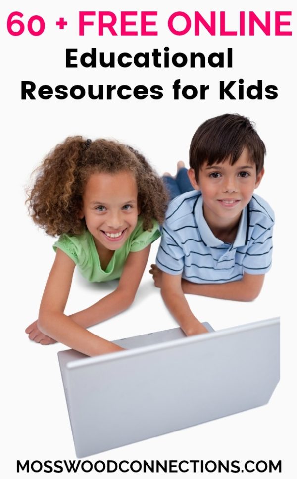 Free Online Educational Resources for Kids #homeschooling #mosswoodconnections #education