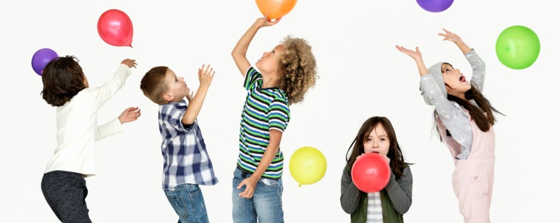 Fun Learning Games with Balloons! #mosswoodconnections #visiongames #socialskills #grossmotor #sensory