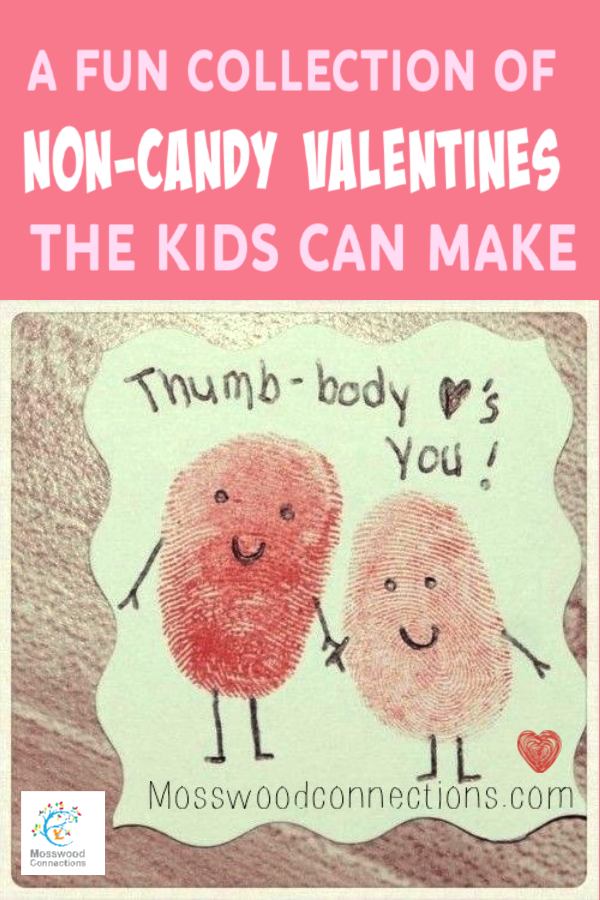 Valentines: A Fun Collection of Non-Candy Valentines the Kids Can Make #mosswoodconnections #Valentines #crafts #non-candyvalentine #holidays #humor