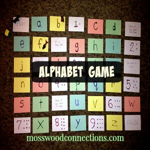 A Collection of DIY Alphabet Games #mosswoodconnections #education #alphabet #homeschooling 