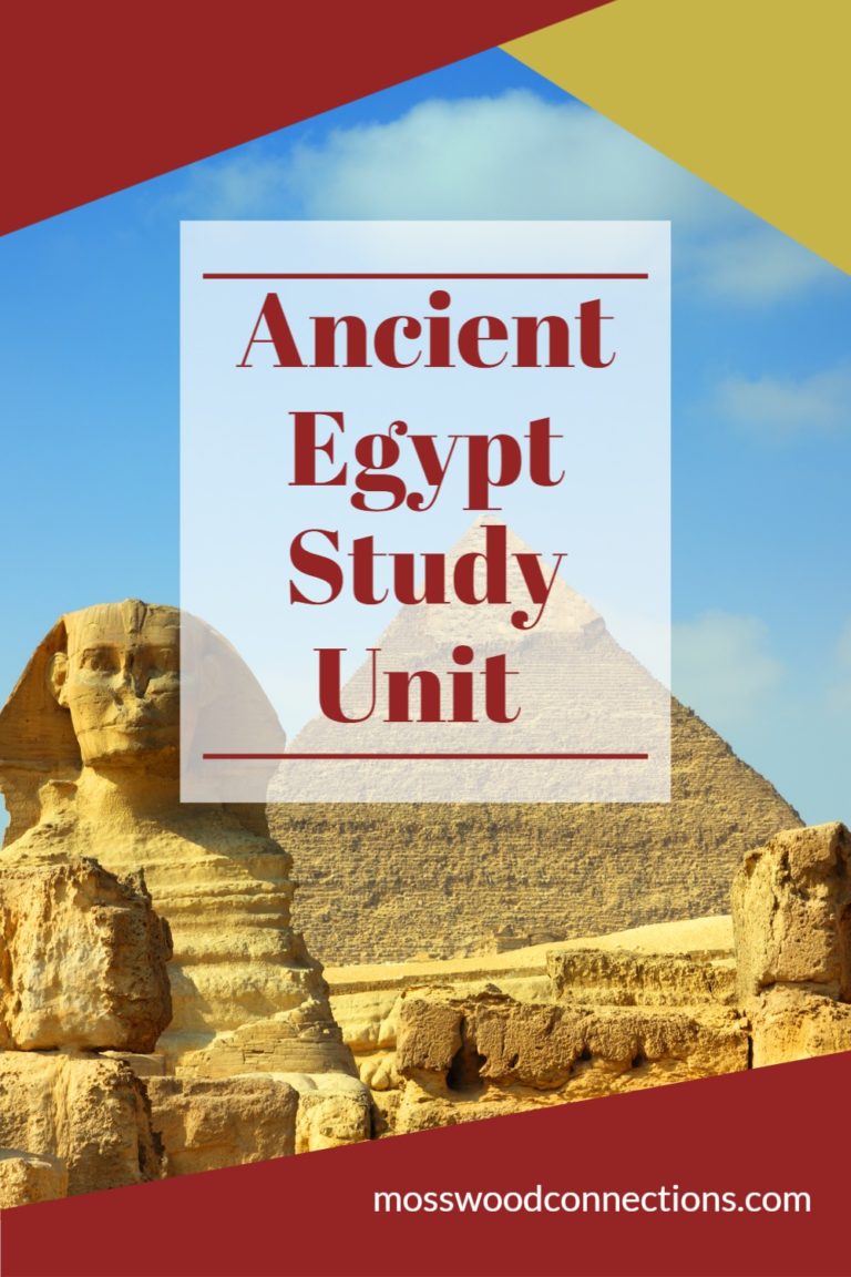 Ancient Egypt Study Unit #mosswoodconnections #education #ancientegypt #homeschooling #studyunit #teacherresource