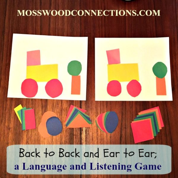 Back to Back and Ear to Ear; a Language and Listening Game 1 Back to Back and Ear to Ear; a Language and Listening Game #mosswoodconnections #auditoryprocessing #activelearning #followingdirections #listeningskills
