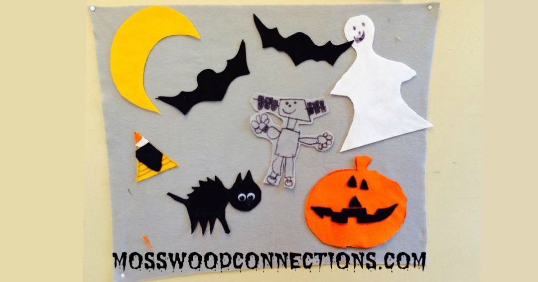 DIY Felt Boards  #mosswoodconnections #Halloweeen 