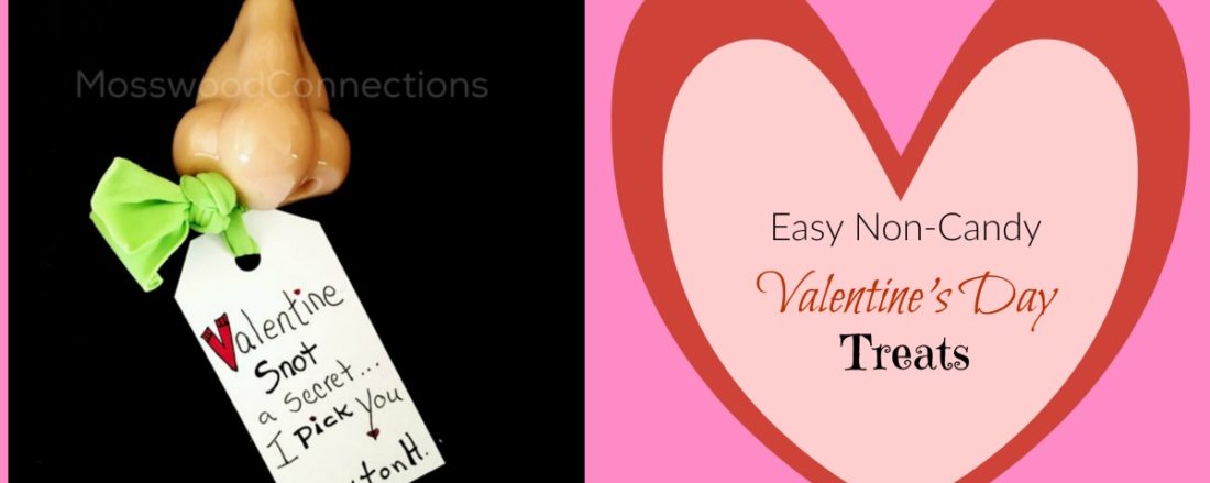 Easy Non-Candy Valentine’s Day Treats #mosswoodconnections #Valentines #crafts #non-candyvalentine #holidays #humor