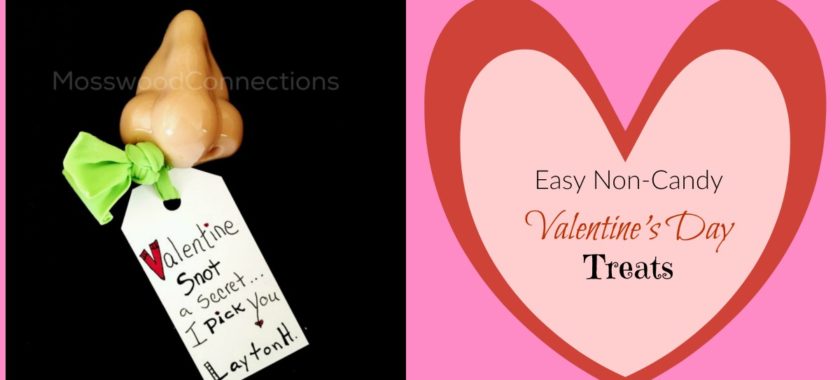 Easy Non-Candy Valentine’s Day Treats #mosswoodconnections #Valentines #crafts #non-candyvalentine #holidays #humor