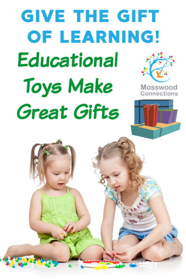  Educational Toys Make Great Gifts - Give the Gift of Learning #mosswoodconnections #educational #giftguide #holidays 