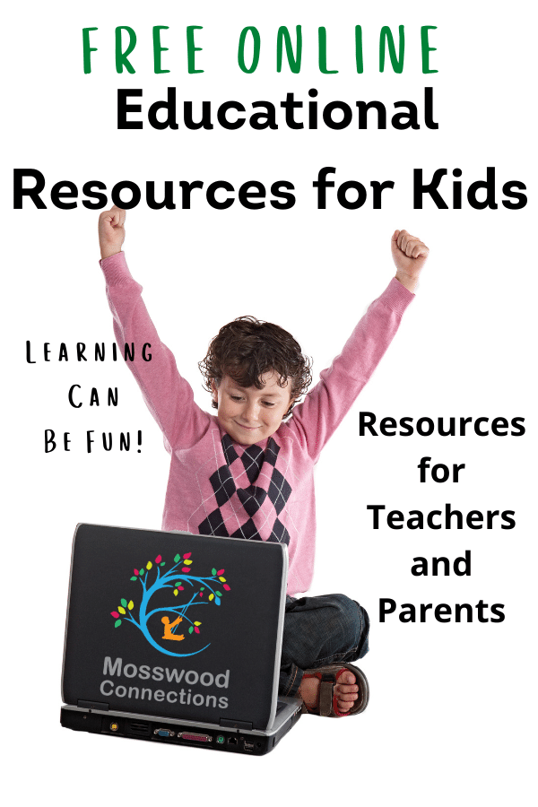 Free Online Educational Resources for Kids #homeschooling #mosswoodconnections #education