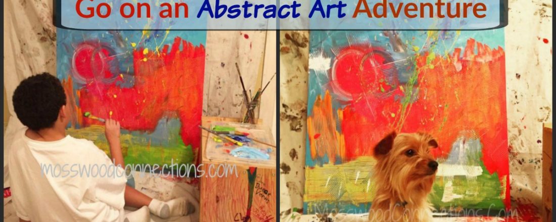 Boy Meets Abstract Art #processart #mosswoodconnections #parenting