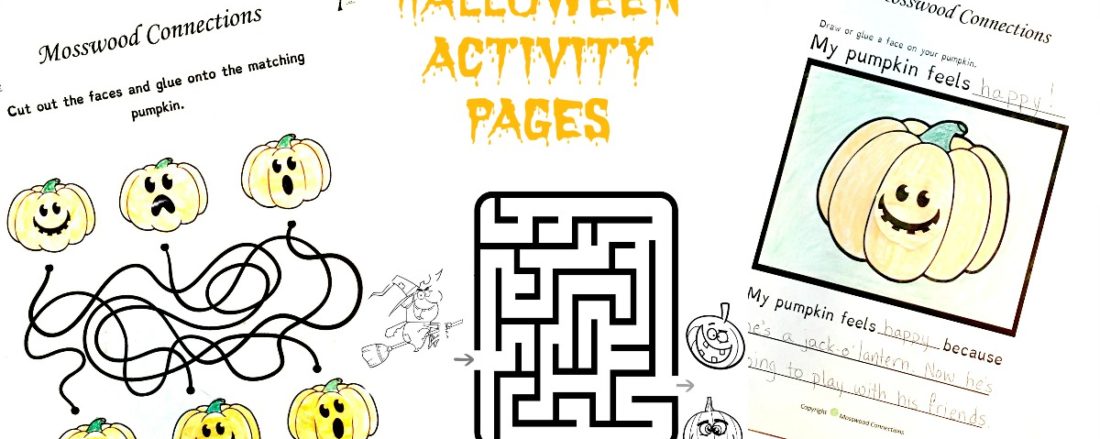 Keep the Kids Happy and Busy With Our Free Halloween Activity Pages! #mosswoodconnections #Halloween #Holidays #FreeActivityPages