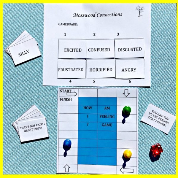 How Am I Feeling A Printable Social Skills Game #mosswoodconnections #autism #socialskills #feelings #printablegame