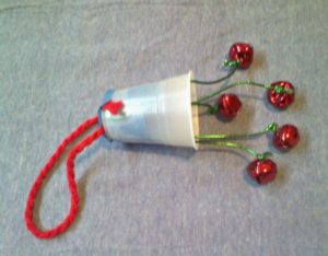 Jingle Bell Christmas Tree Ornament #mosswoodconnections #Christmas #crafts #kid-madeornaments #holidays 