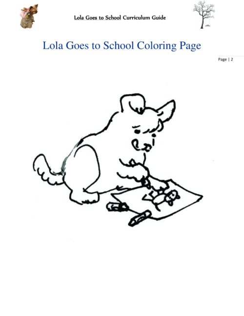Lola Goes to School: Picture Book Activities About Going to School #picturebooks #backtoschool #mosswoodconnections #literacy 