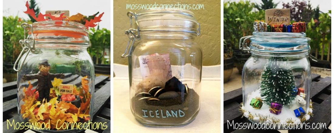 Memory Capsules Mason Jar DIY Decor Craft #masonjarcrafts #holidays #mosswoodconnections #DIYkeepsake