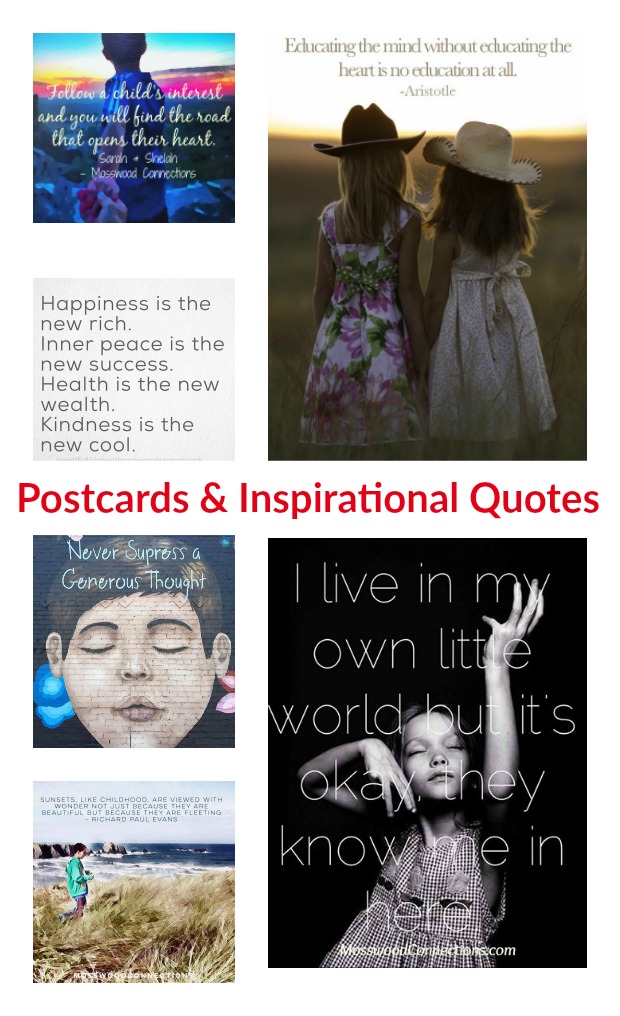Postcards & Inspirational Quotes #mosswoodconnections