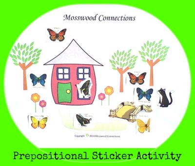  Five Fun Activities for Teaching Prepositions #mosswoodconnections #education #prepositions #homeschooling 