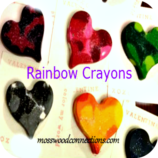 More Than Five Ways to Reuse and Recycle Old Crayons #mosswoodconnections #upcycled #craftsforkids