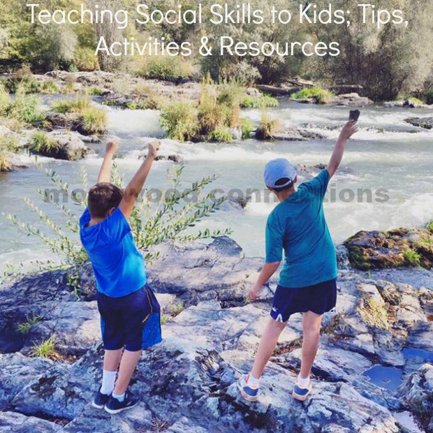 Tips for Teaching Social Skills to Kids #mosswoodconnections #autism #activelearning #socialskills #makingfriends