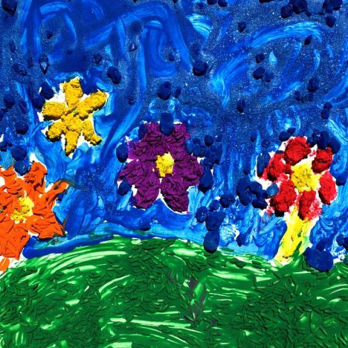 Exploring Paint and Textures: a Process Art Activity #mosswoodconnections #processart #sensory #preschool #artprojects