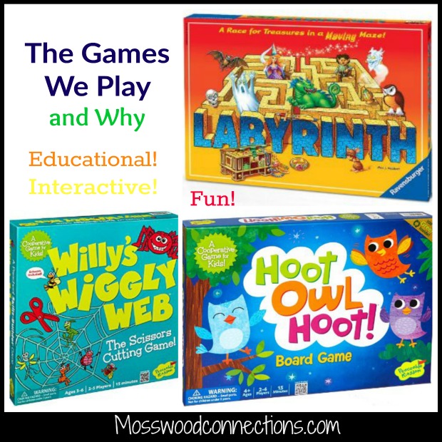  The Games We Play and Why: the Benefits of Educational Board Games #mosswoodconnections #learningthroughplay #giftguide #holidays 