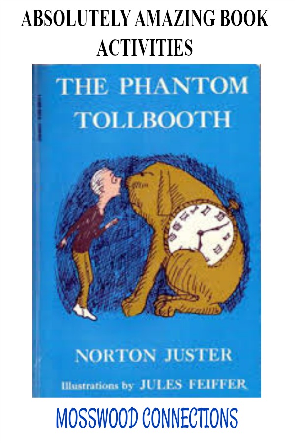 Go on The Phantom Tollbooth Journey -Lesson plans and teaching ideas #Intermediatereaders #mosswoodconnections #booklessons #homeschooling #literacy #reluctantreaders #PhantomTollbooth