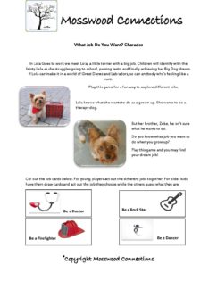 What Job Do You Want Charades Printable Game #mosswoodconnections #charades #confidentkids #pretend #bookextensionactivity