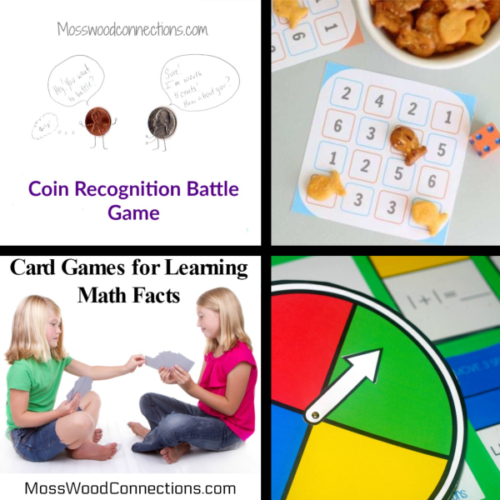 Active Math Games for Elementary School Hands-on Learning #mosswoodconnections #math #handsonlearning #activemathgames #elementaryschool #homeschool