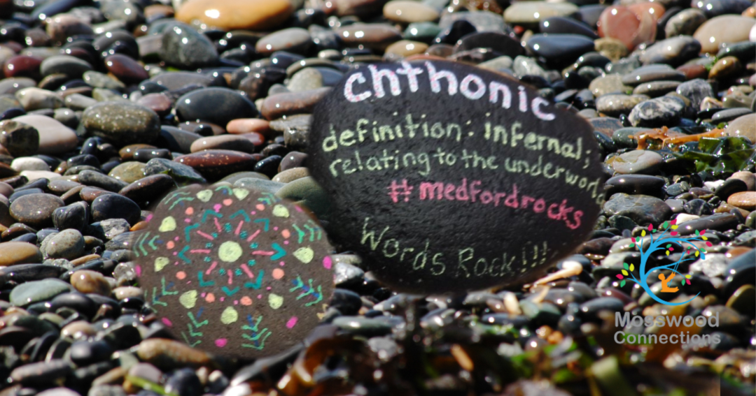 Vocabulary Rocks- Turn Rock Painting into a Vocabulary Game #mosswoodconnections #rockpainting - #processart #abstractart #parenting #mosswoodconnections