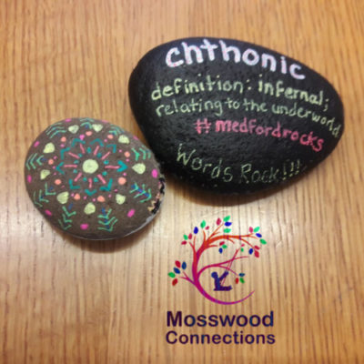 Vocabulary Rocks- Turn Rock Painting into a Vocabulary Game #mosswoodconnections #rockpainting #vocabulary #educational #artproject