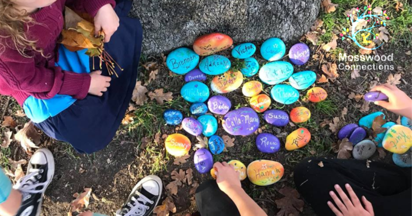 Vocabulary Rocks- Turn Rock Painting into a Vocabulary Game #mosswoodconnections #rockpainting #vocabulary #educational #artproject #wordsrock #homeschool