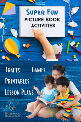 Picture Books Lesson Plans & Extension Activities for Over a Dozen Popular Picture Books - Super Fun Picture Book Activities #mosswoodconnections